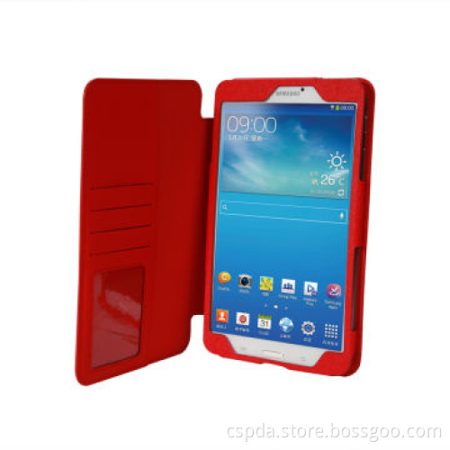 PU Stand Cases for Samsung Galaxy Tab 4 7.0, Access to All Ports and Functions